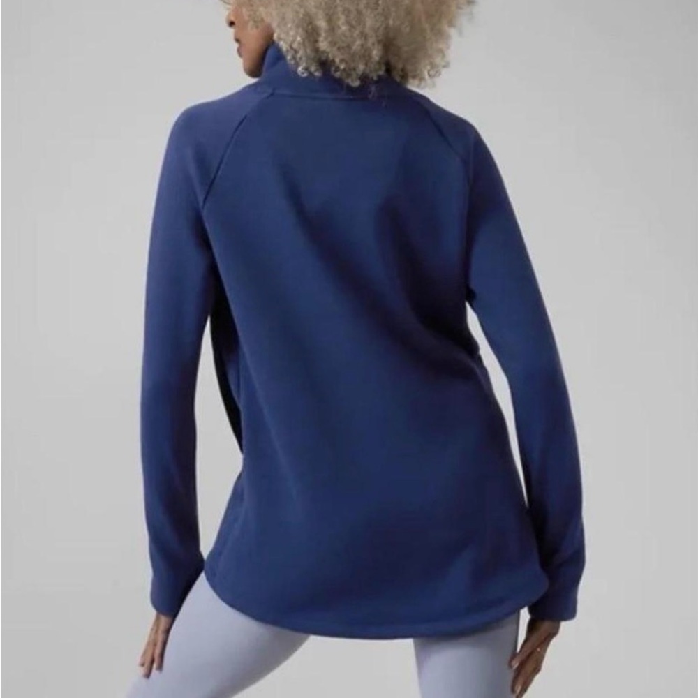NWT: Blue Pullover with Zipper - Picture 2 of 8
